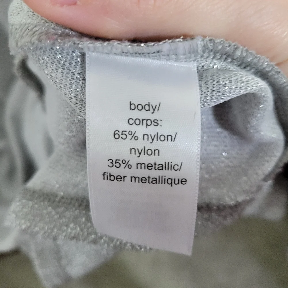 Studio Y Maurices Sparkling Silver and Gray/Purple Women's Tank Tops, Size XL - Picture 5 of 8